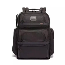 TUMI ALPHA3 Brief Pack Backpack Ballistic Black 2603578D3 Leather Black New