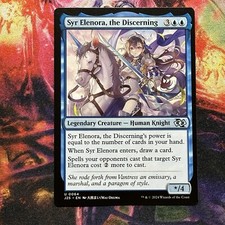 Syr Elenora, The Discerning (Anime) - MTG Foundations Jumpstart NM