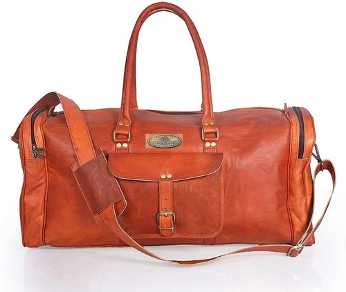 Borsone uomo donna pelle borsa viaggio con manici tracolla vera pelle Borsone uomo donna pelle borsa viaggio con manici tracolla vera pelle