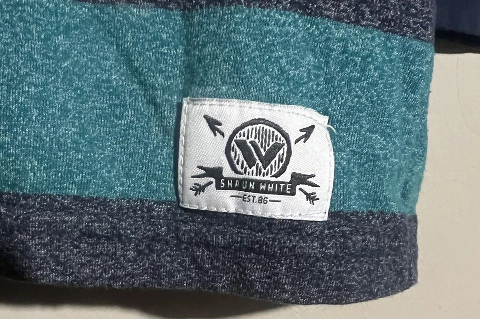 Shaun Blanco Manga Larga Camiseta Polo Skater Dude Multicolor Niños Talla M Azul Foto 2 de 4