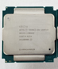 Lot of 4 Intel Xeon E5-2695V3 2.3GHz 14-Core 35MB Cache LGA2011 CPU SR1XG
