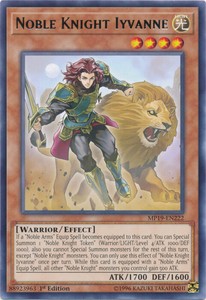 Noble Knight Iyvanne - MP19-EN222 - Rare - 1st Edition x3 - Near Mint