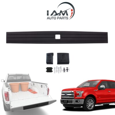 Ford F150 Tailgate Step Pad Tailgate Step Button Pad Trim For 2015-2020 Ford F-150 - Black Textured, W/ Button KARPAL F150 Replacement - Foto 3