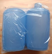 Lot Accessoires Salle De Bain Vintage Bleu Années 70 – Plexiglas Et Chrome