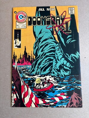 Doomsday+1 #1 VF John Byrne cover /art (Charlton 1975)