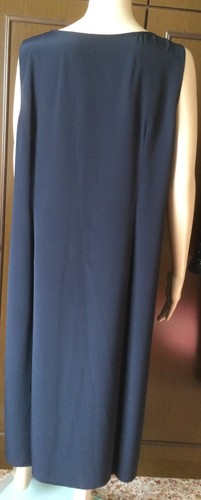 Beautiful Pure en Soie Robe Marina Rinaldi Femme, Black Rose Vert Couleur, Eu 29 - Bild 15 von 20