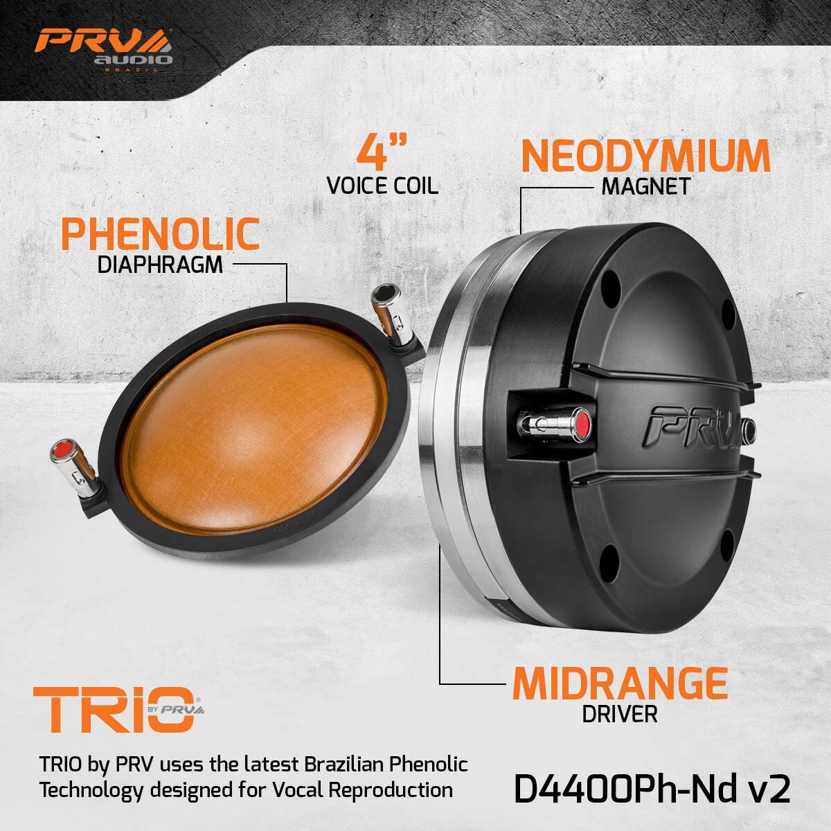 PRV D4400Ph-Nd v2 Phenolic 400 Watts 2