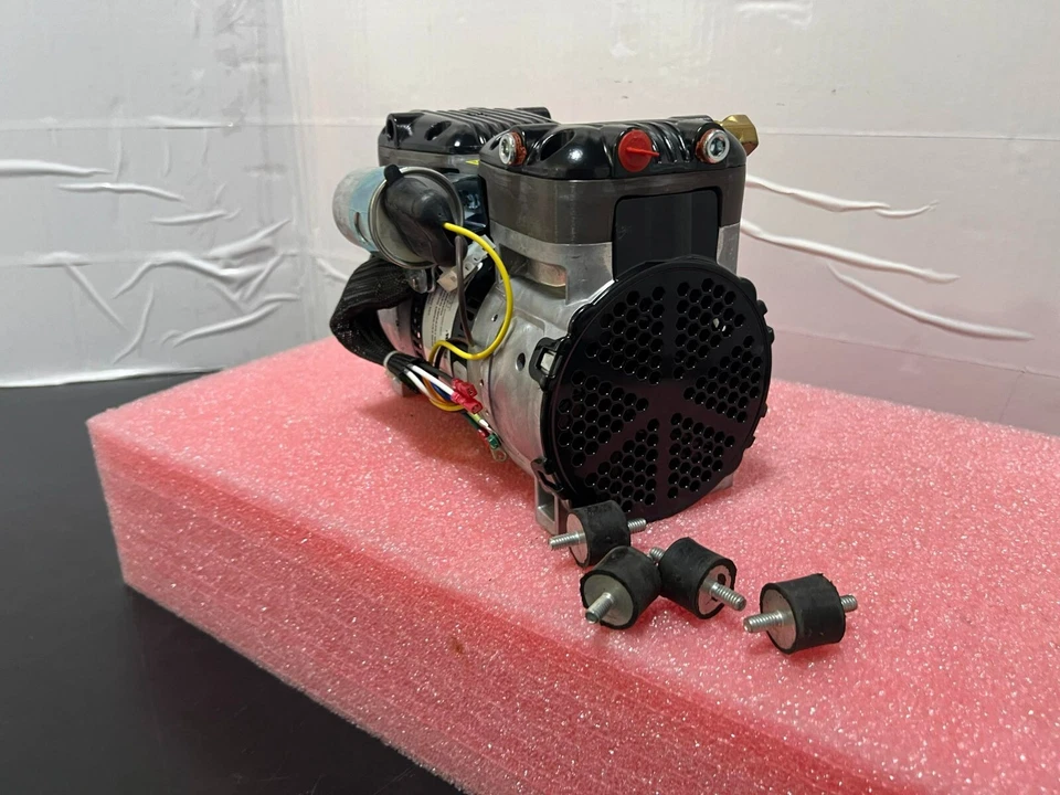 Nuevo compresor de aire Gast 87R pistón oscilante de presión de vacío bomba doble sin aceite Foto 2 de 4