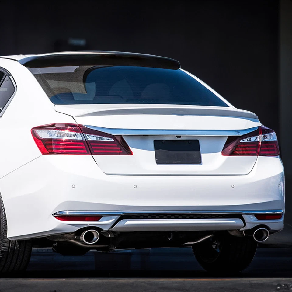Rear Window Roof Visor Spoiler Wing Fits Honda Accord Sedan 9th Gen 2013-2017 PP - Imagem 2 de 4