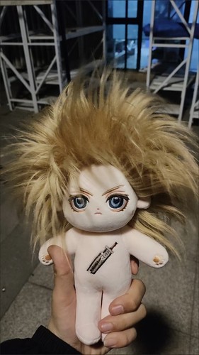 Cloud Strife 20CM Puppet Figure Plush Doll Cosplay Toy Clothes Dress Up Plushie - Picture 4 of 8