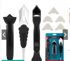 Silicone Sealant removal Scraper and Trowel Nozzle Plus Silicone Caulking tools