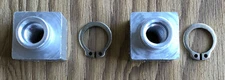 Triton 04414 Trailer Insert Nut with Triton 03400 Snap Ring - 2 Pack