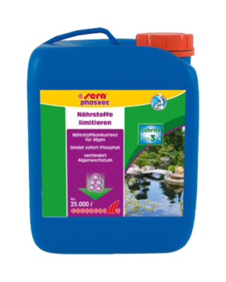 Sera Pond Phosvec - 2500ml (13,68 /L) 5000ml (11,18 /L)