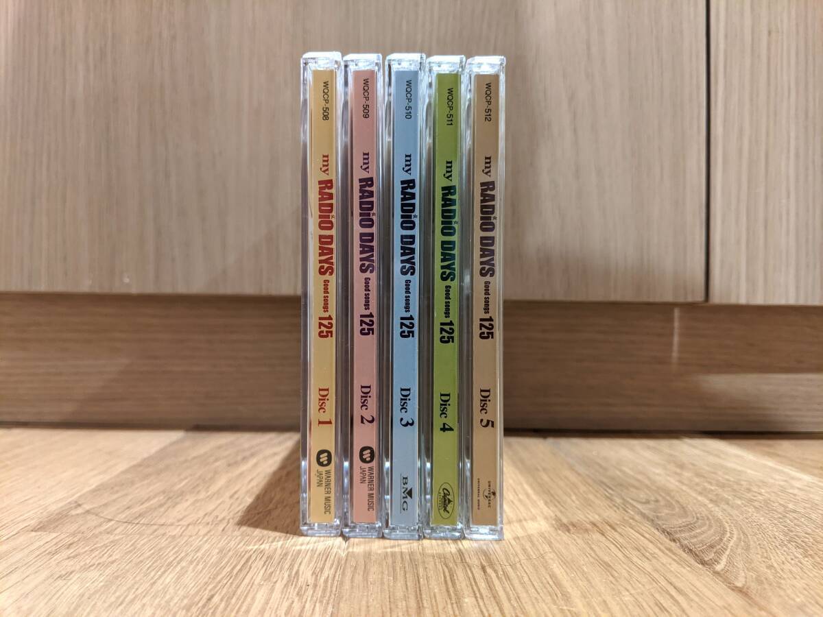My Radio Days Good songs 125 CD5 Discs Warner Music Japan My Radio Days Good songs 125 CD5 Discs Warner Music Japan
