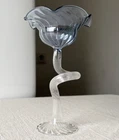 Vintage Venetian Murano Glass Wine Goblet Swirl Stem La Murrina