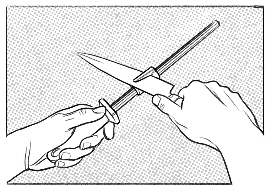 Angle Guide For Sharpening Rod 30, 35 and 40 sharpening angle eBay