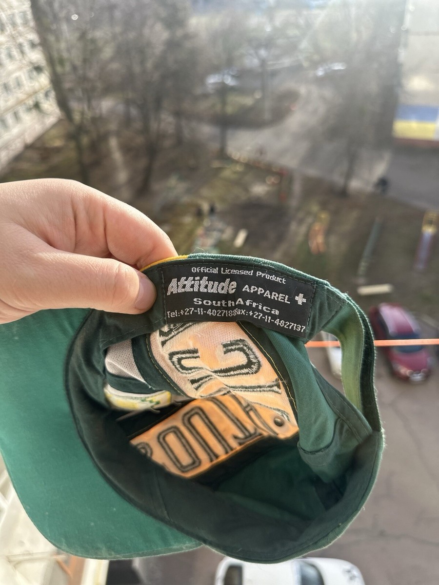 Casquette De Rugby Vintage Springboks Afrique Du Sud, Verte, Taille Unique