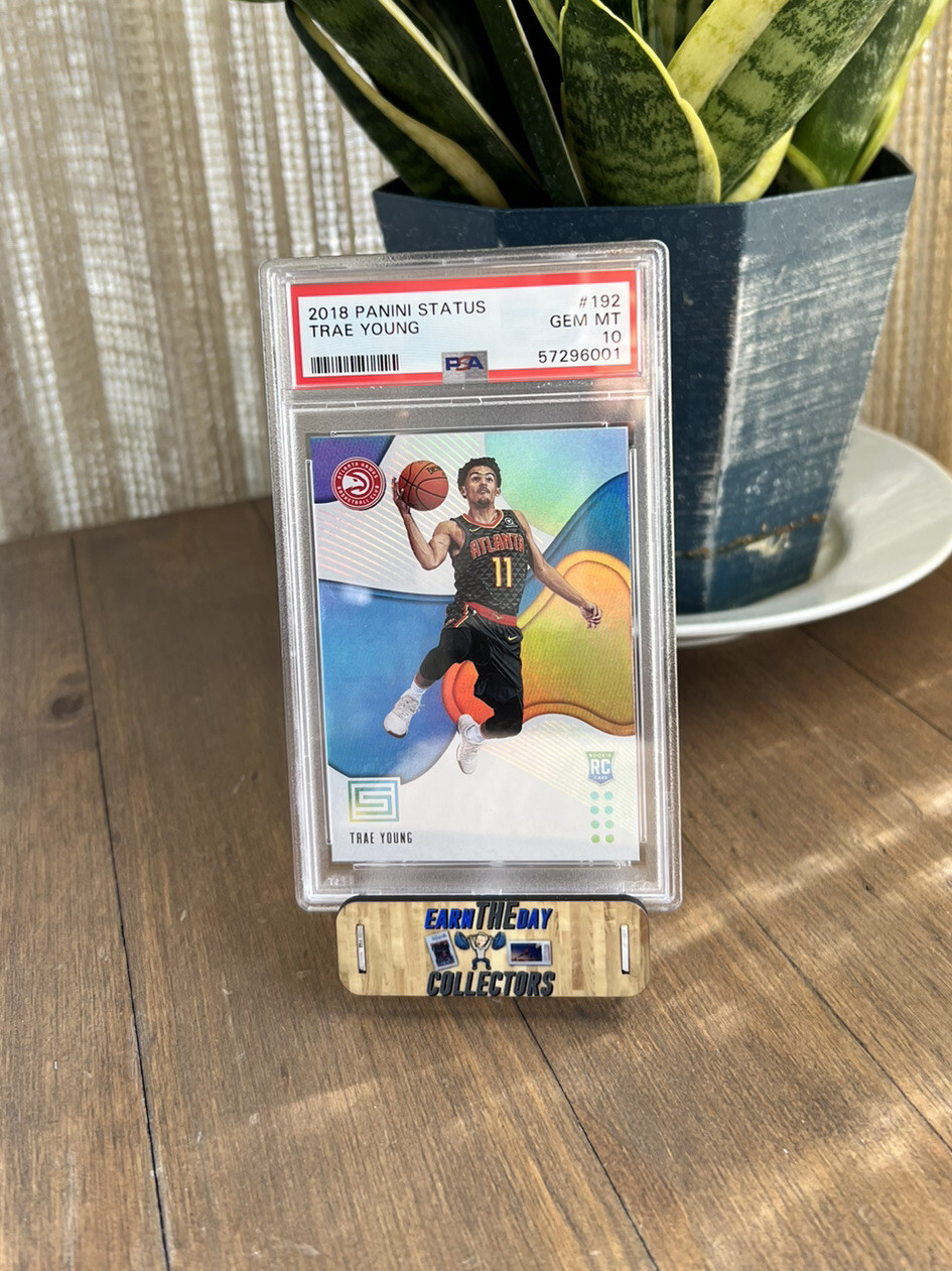 2018 Panini Status Trae Young #192 PSA 10 Gem MINT Rookie RC Atlanta Hawks 📈🔥