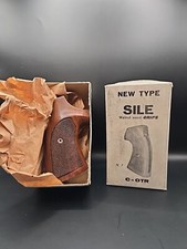 Vintage Sile Colt No. C Walnut Wood Grips Screw New In Box