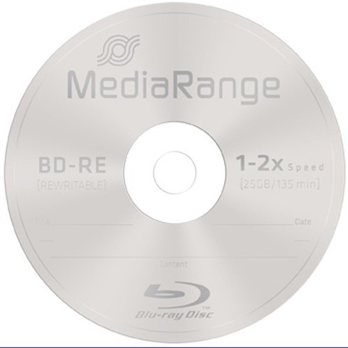 10 MediaRange BD-RE 25GB 2x Blu-ray Rohlinge wiederbeschreibbar Spindel - Bild 3 von 4