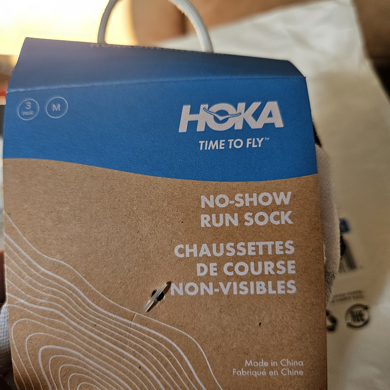 Unisex Hoka Socks, NWT, NoShow, Size M, Women’s, Men’s, Running, 3