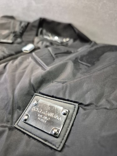 DOLCE & GABBANA Bomber Jacket – Black, Size 48 (M), Iconic Italian Design - Bild 5 von 6