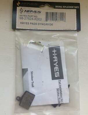 Hayes Disc Brake Pads Semi-Metallic Steel Back for Dyno, Stroker