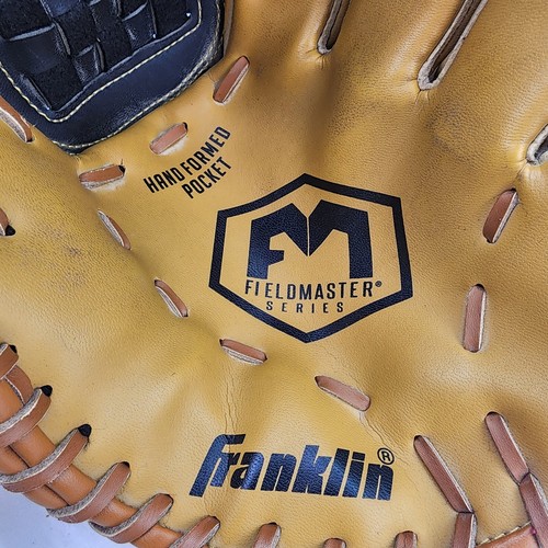 Franklin Adult Field Master Series 12.5-Inch Baseball Glove Yellow/Black RHT - Picture 13 of 17
