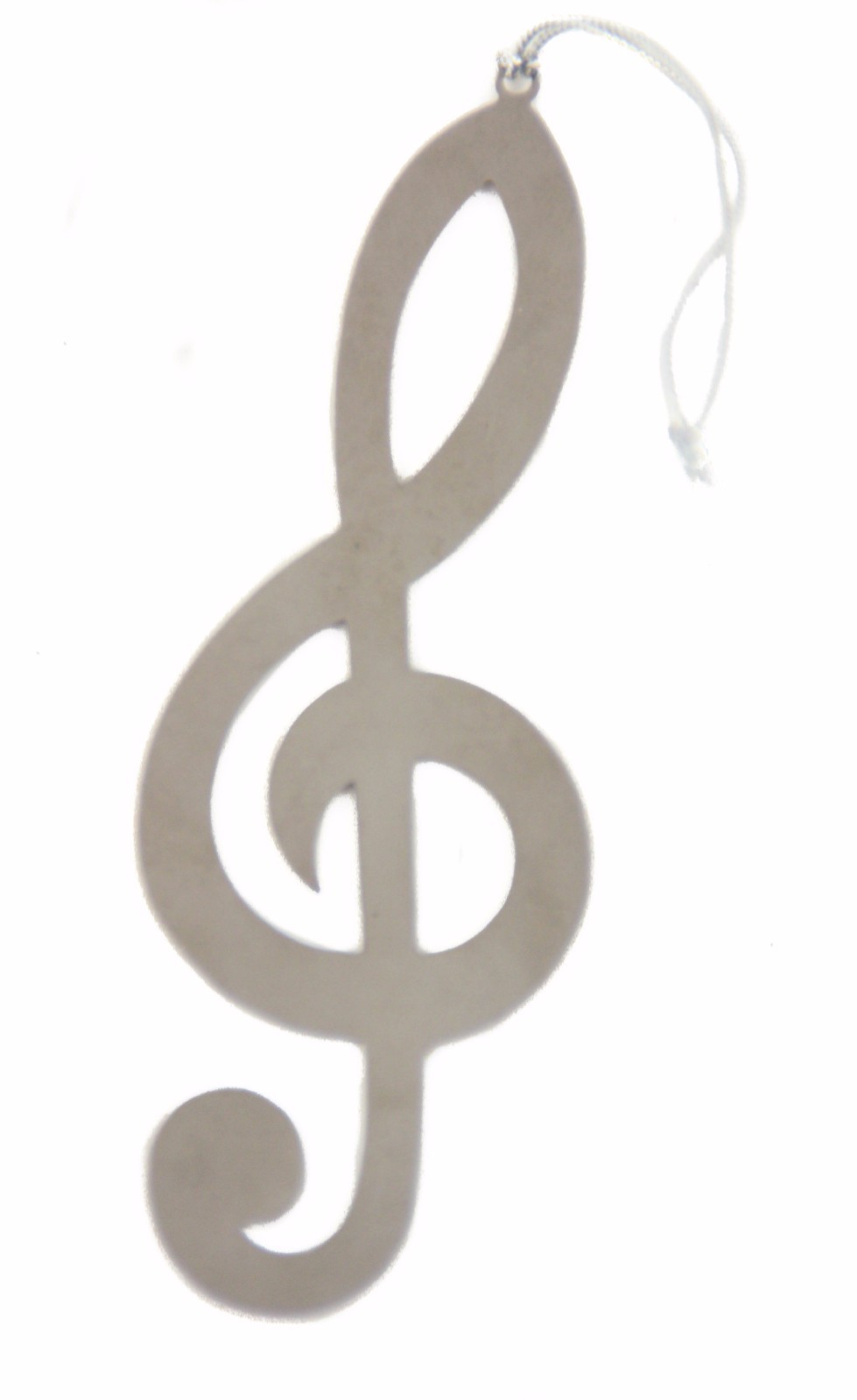Metal Treble Clef Music Note Christmas Ornament for Holiday Tree Decoration