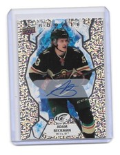 2021-22 UPPER DECK ICE ADAM BECKMAN ROOKIES AUTOGRAPH