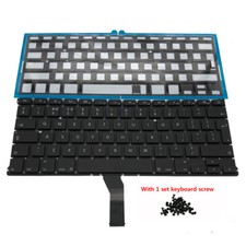 New For Macbook Air 13" A1369 A1466 UK Keyboard with Backlight Screw 2011-2017