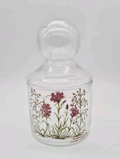 Bonboniere Apothekerflasche Vintage Karth&auml;usernelke Glas