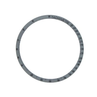 Incrustation De Lunette Fortis Gris Tachymètre Neuve Pour Montre Stratoliner 571.10.NN