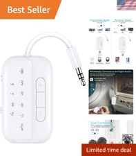 AptX-Enhanced Bluetooth Transmitter/Receiver: HiFi Stereo for On-the-Go Use