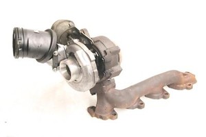 Mercedes C W203 220CDI 105KW 611962 Turbolader Turbo Abgaskrümmer A6110960999