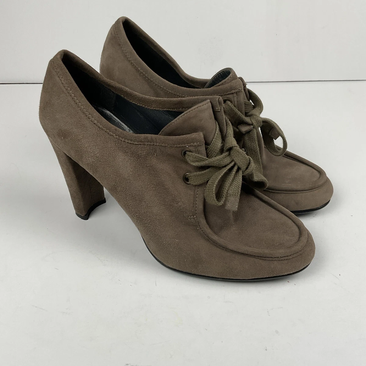 Escarpins Stuart Weitzman 'Fringelica' - Suède à Franges, Bride Cheville - Taille 8 US - Neuf Sans Boîte