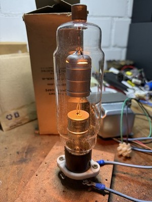 Vintage 1943 General Electric GL8020 Tube Gleichrichter Röhre Direct Heating NOS