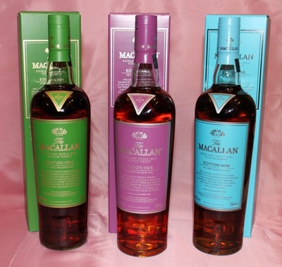 Macallan Edition No 4, No 5, No 6