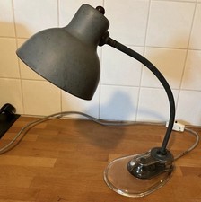 Schreibtischlampe 30/40er Jahre von Kandem,Glasfuss, Marianne Brandt, Bauhaus
