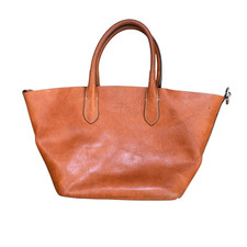 Authentic Polo Ralph Lauren Bellport Medium Reversible Leather Tote Crossbody