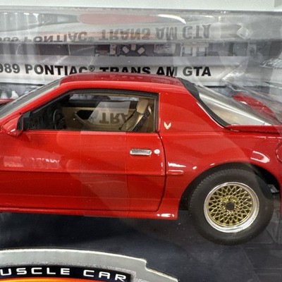 GreenLight 1:18 1989 Pontiac Trans Am GTA Red Muscle Car Garage