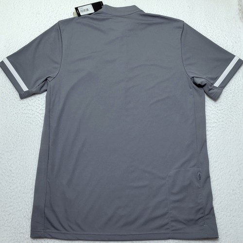 NWT TEAM ISSUED Adidas Texas A&M Aggies gray short sleeve 1/4 zip Men's LARGE L - Picture 6 of 7