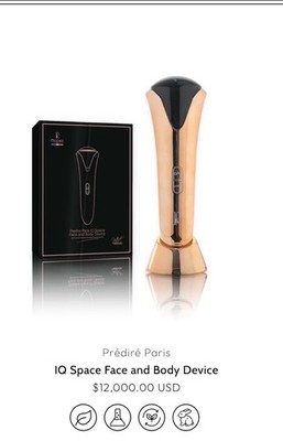 Prédiré Paris IQ Space FaceBody Device Adv., Light Therapy, MicroCurrent Tech