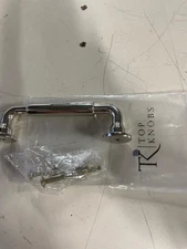 Top Knobs TK822PN Serene Collection 3-3/4" Lily Pull, Polished Nickel