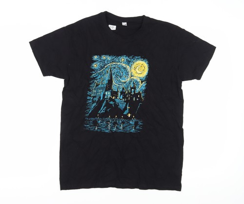 Camiseta Pampling Unisex Negra Arte Gráfico M - Imagen 1 de 12