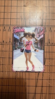 Shauna double sided mystery Anime Waifu Custom card