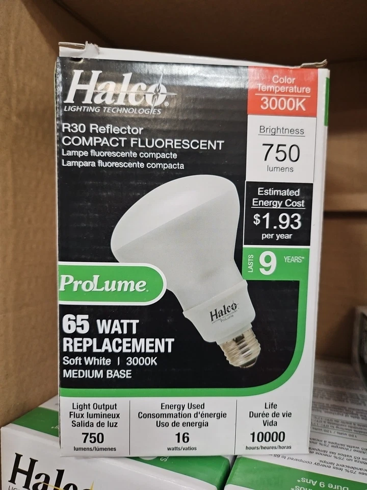 Halco 46101 ProLume CFL Bulb Soft White CFL16/30/R30/ES - Image 2 of 2