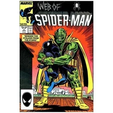 Web of Spider-Man #25 - 1985 series Marvel comics VF+ Full description below [q;