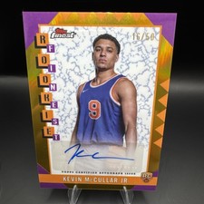 Kevin McCullar JR. Topps Autograph /50 ROOKIE 2024/25 Topps Finest Auto Card