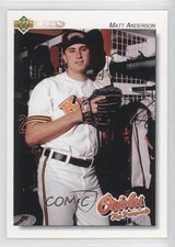 1992 Upper Deck Minor League Matt Anderson #89 0s5